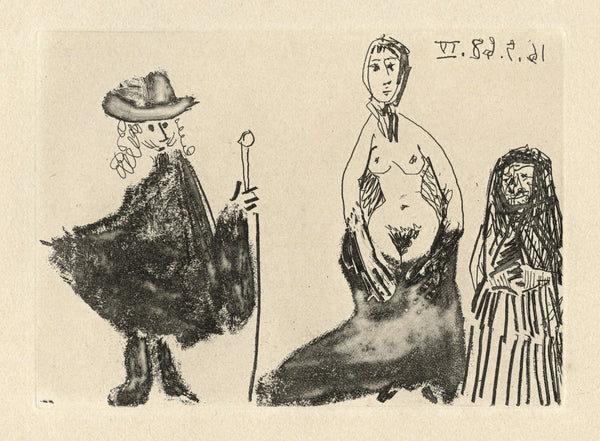 Jeune Fille, Célestine et petit-Maitre