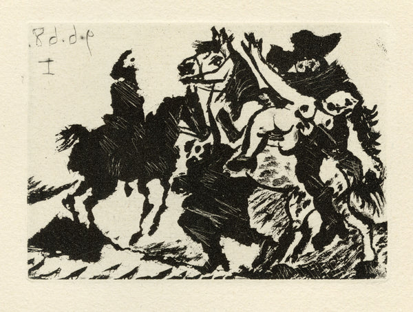 Reitre Enlevant une Femme pour le Compte d'un Cavalier