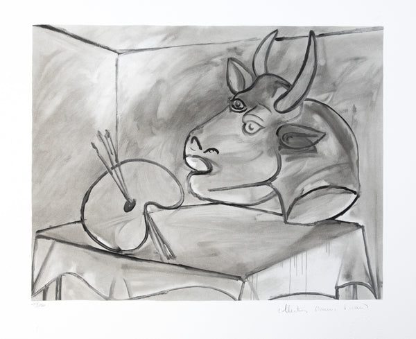 Nature Morte à la Palette et à la tête de Taureau