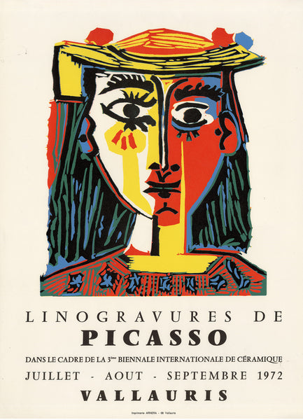 Pablo Picasso Picasso. Linogravures de Picasso. 'Madoura' – Goldmark