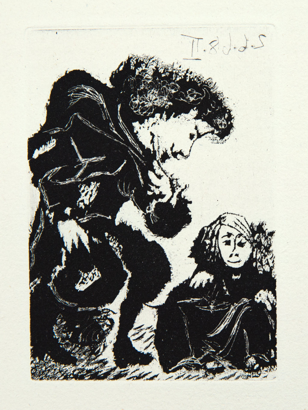 Petite Infante Accroupie et Courtisan