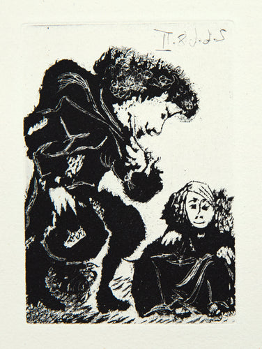 Petite Infante Accroupie et Courtisan