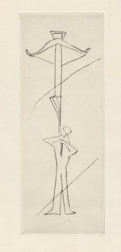 Bugia. Un pendon berjo con una ballestra amarilla atal