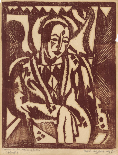 Clown in his Dressing Room