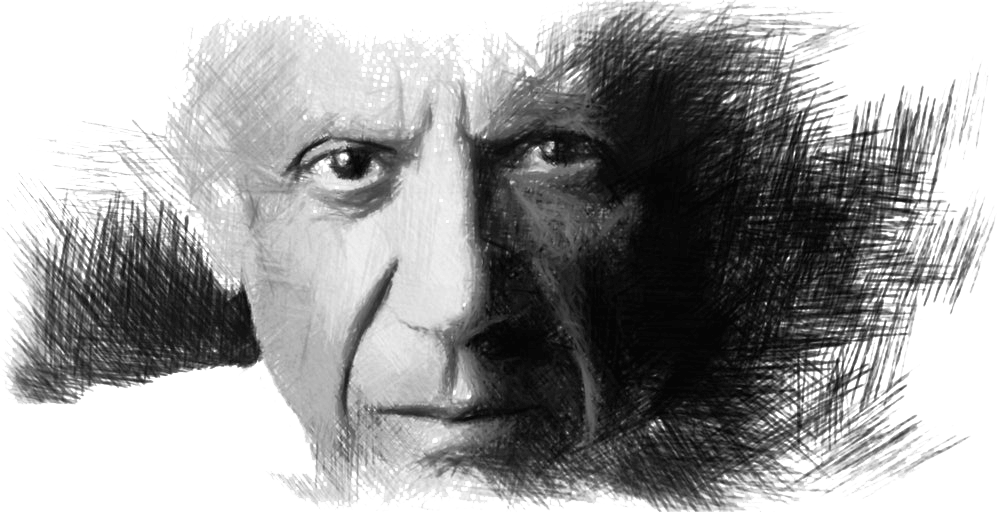 Pablo Picasso drawing