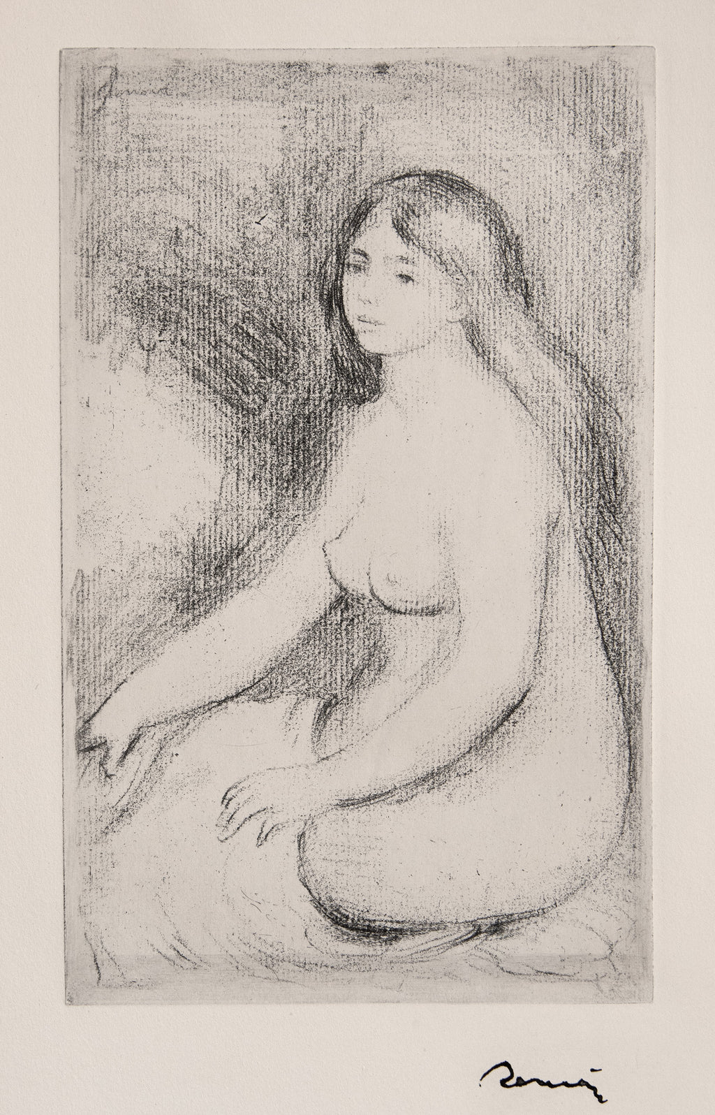 Femme Nue, (Baigneuse Assise)