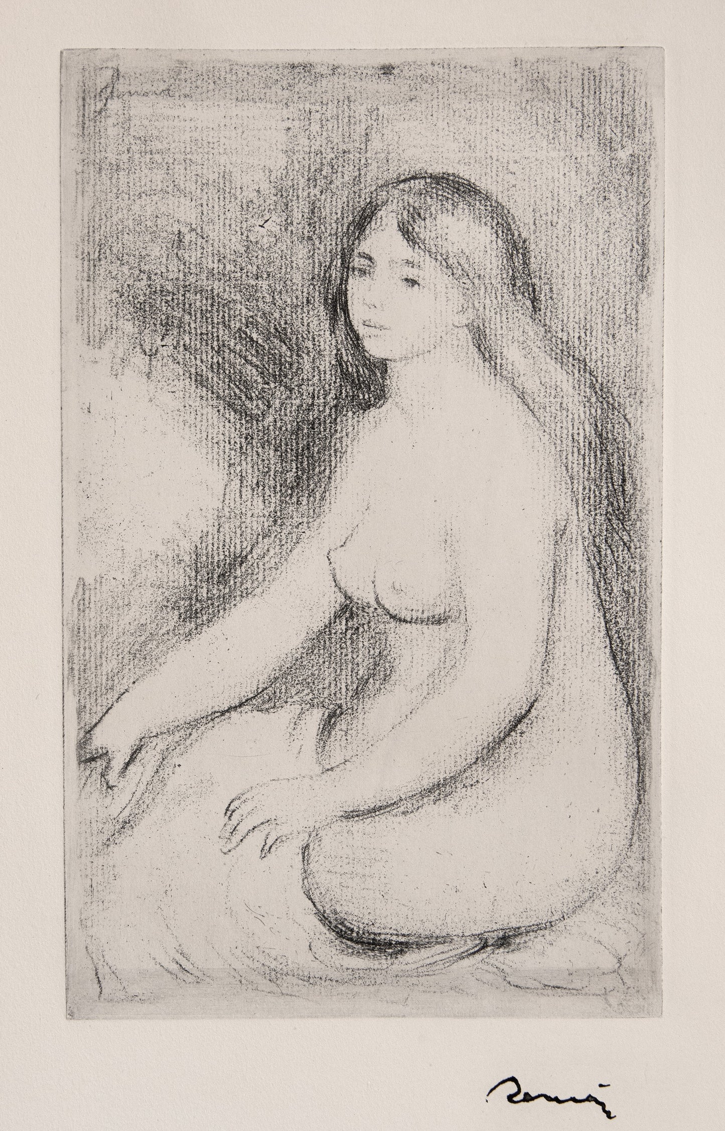 Femme Nue, (Baigneuse Assise)