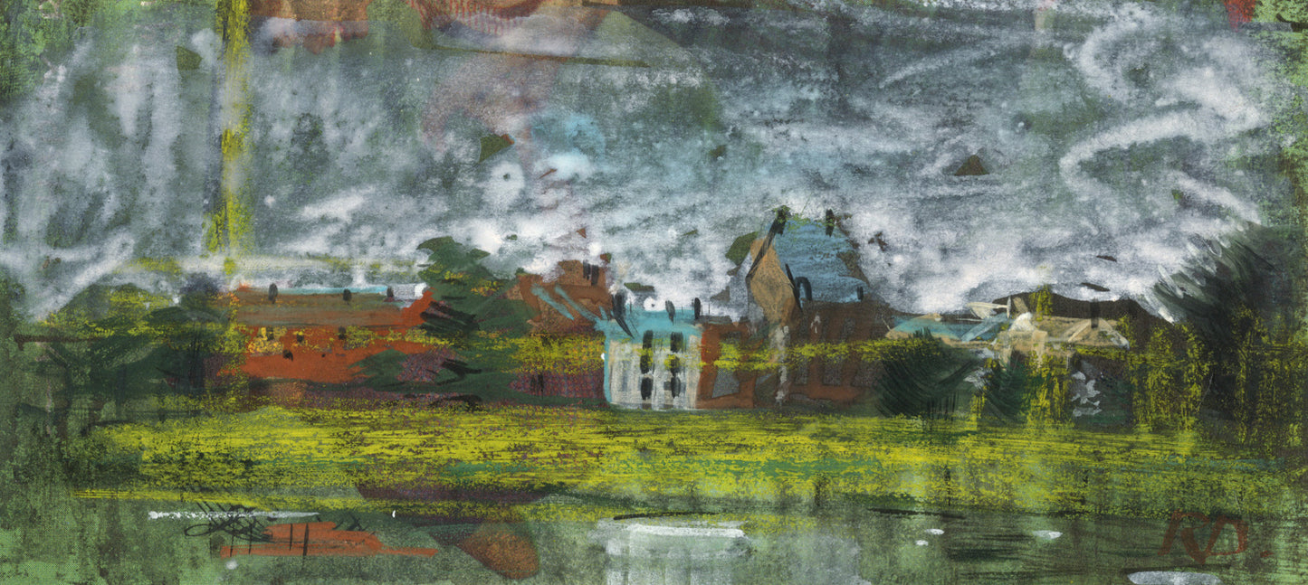 Village Across the Field