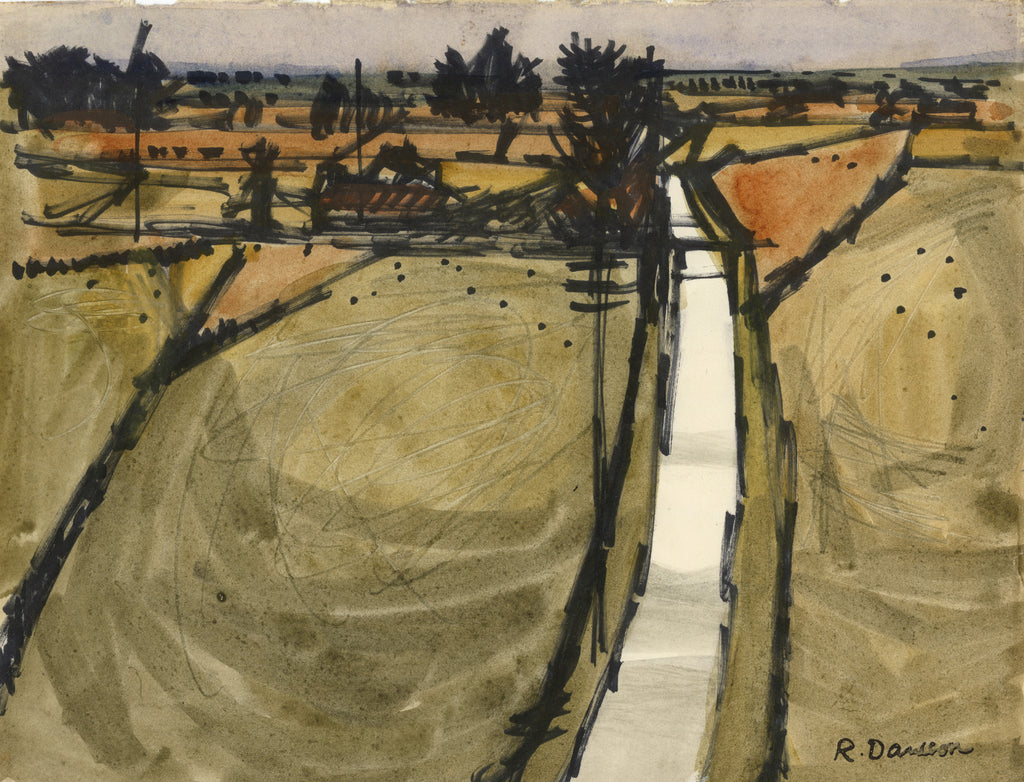 White Road Through the Landscape