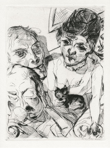 Evening (Self-portrait with the Battenbergs)