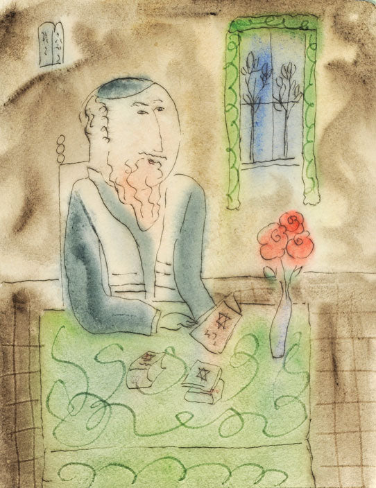 Rabbi with Roses