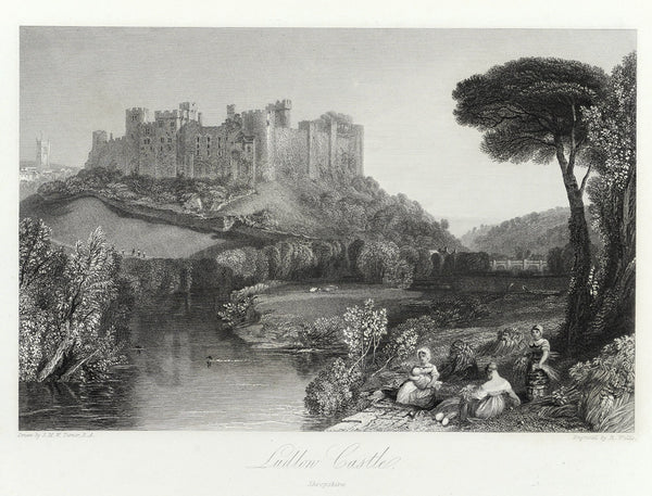 アート J M W Turner Ludlow Castle, Shropshire – Goldmark