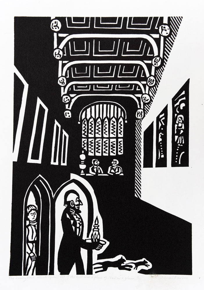 The dining room which opened out of the Hall