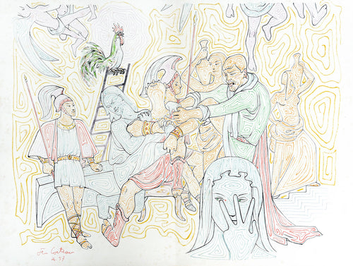 Saint Pierre outragé par les Soldats de Pilate