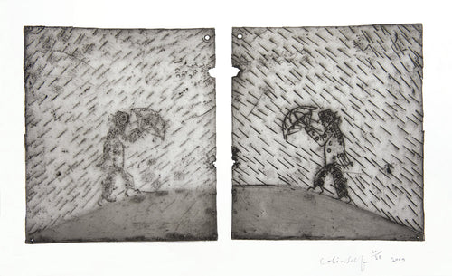 Man in a Rainstorm (double) No 5