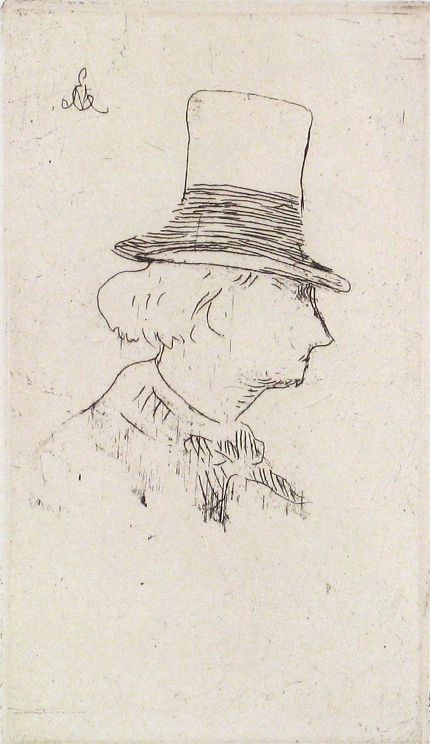 Charles Baudelaire, In profile