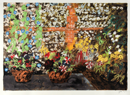 Terrace with Morning Glories