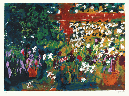 Terrace with Red Pots