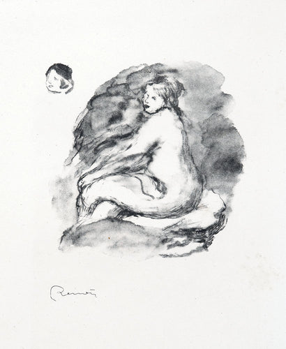 Étude de Femme Nue, Assise, Variante. (Study of a Nude Woman Seated Variant) 2nd State.