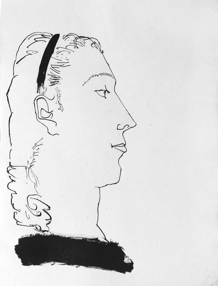 Head of a Haughty Woman with a Ribbon in her Hair