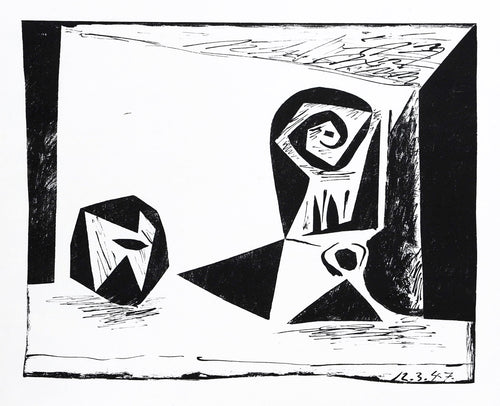 Composition au Verre à Pied