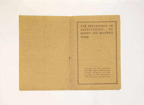 The Prevention of Destitution