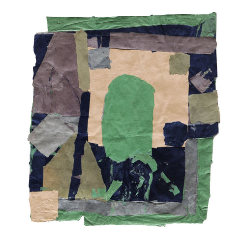 Green, Black, Beige and Purple