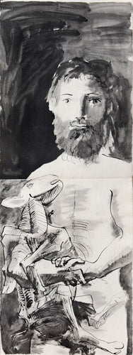 Etude pour L'homme au mouton, 1943