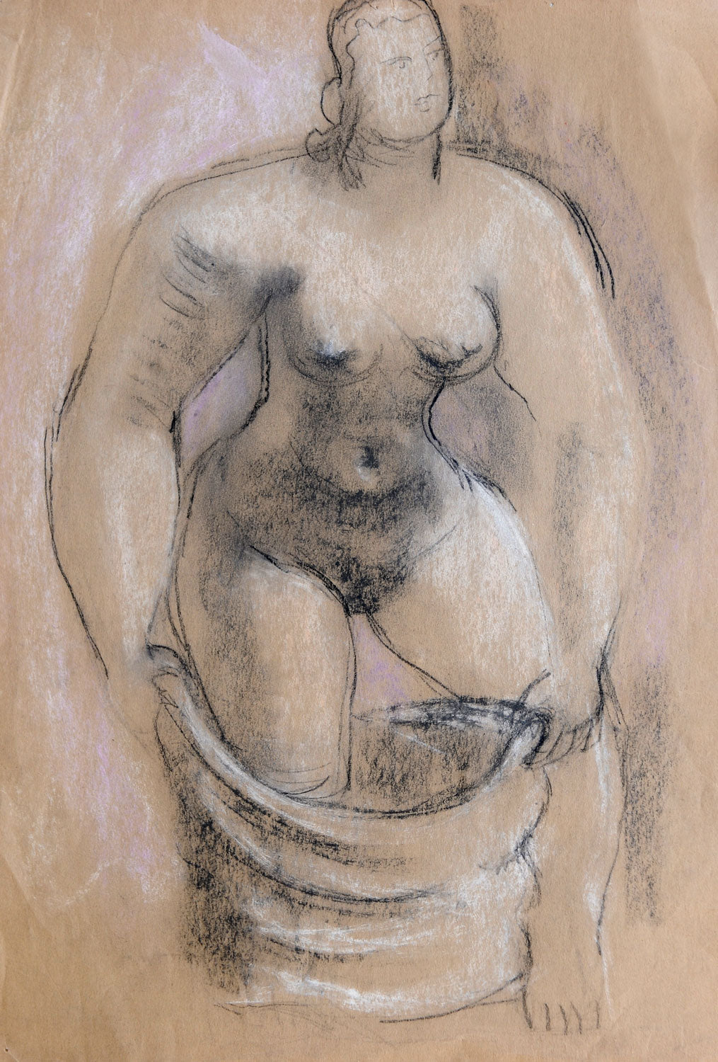 Bather with Towel