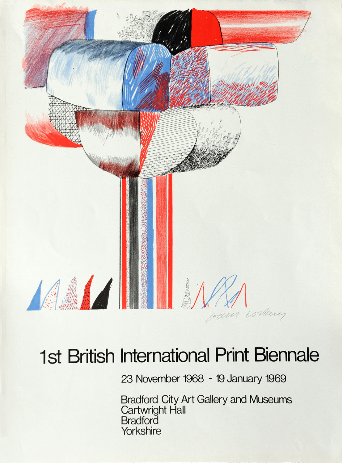 David Hockney 1st British International Print Biennale – Goldmark