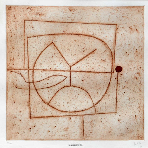 Am I the Object Which I See?