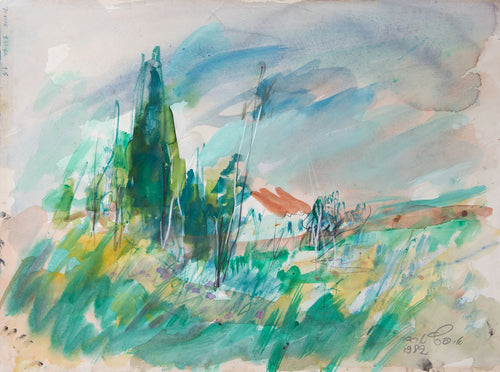 House amongst the Cypress Trees