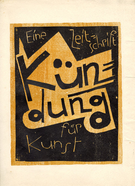 Kündung Cover; September-October 1921