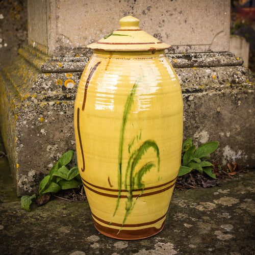 Tall Lidded Jar