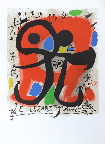 Le Lézard aux Plumes d'Or (Before Lettering)