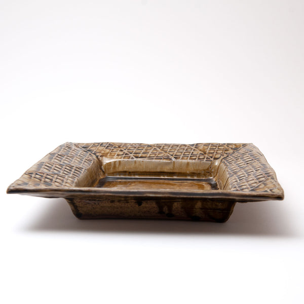 Press Moulded Square Dish