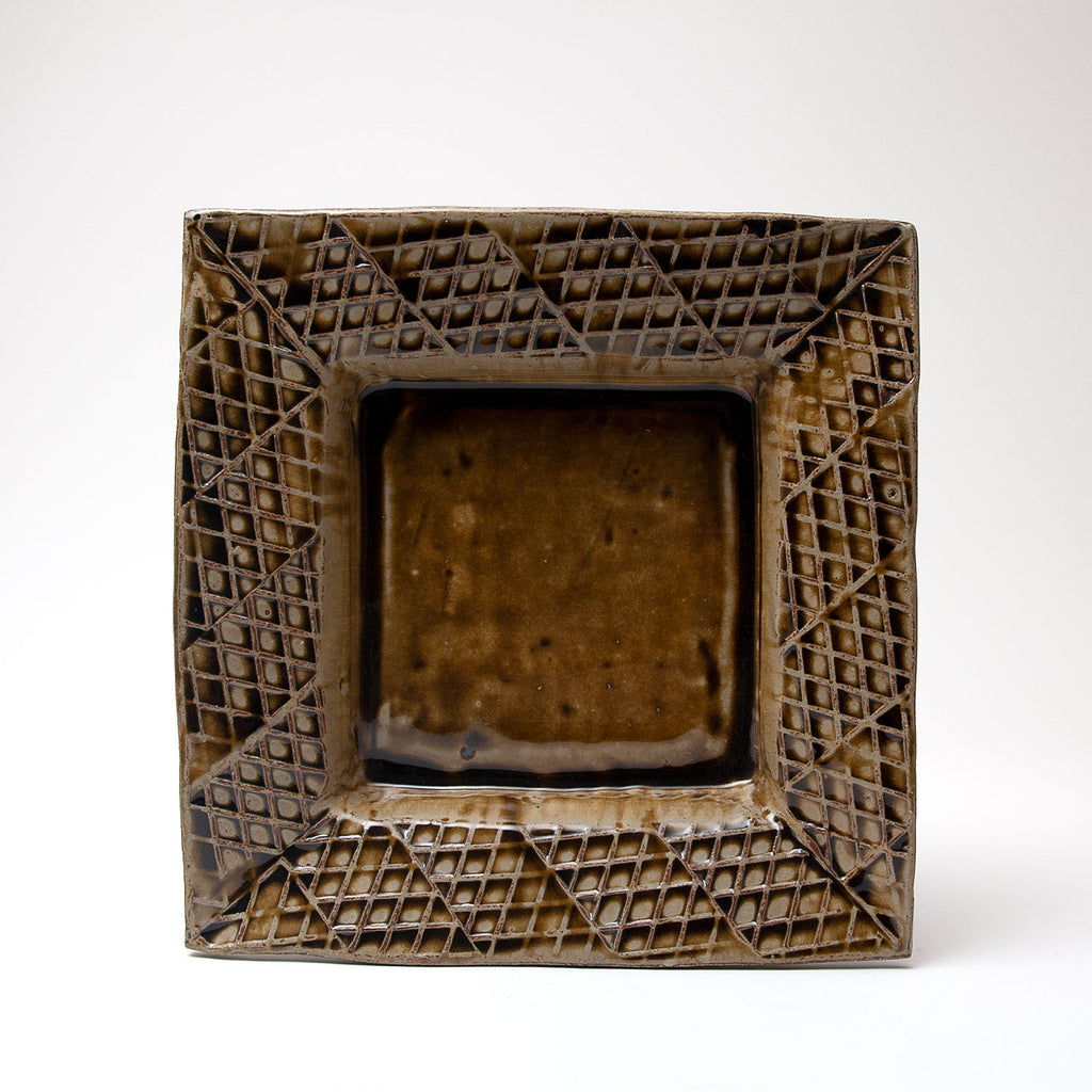 Press Moulded Square Dish