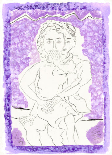 The Story Lost in the Snow - Preparatory Drawing