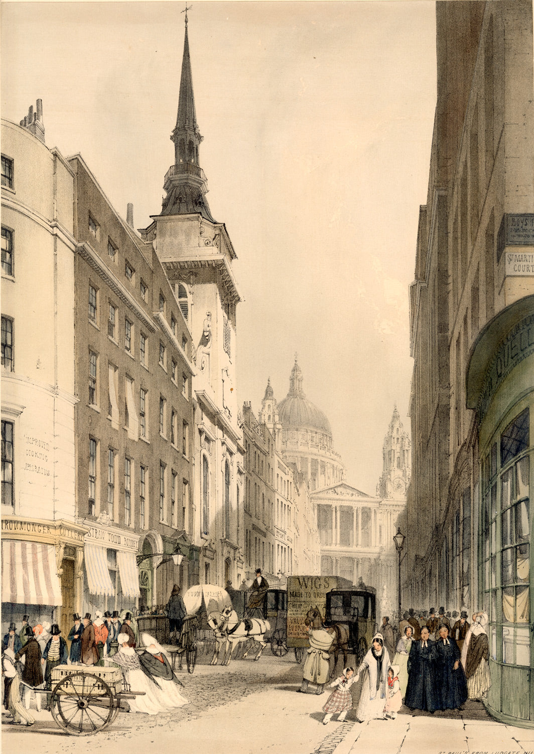 St Paul's from Ludgate Hill