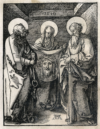 The Sudarium, Saints Veronica, Peter and Paul