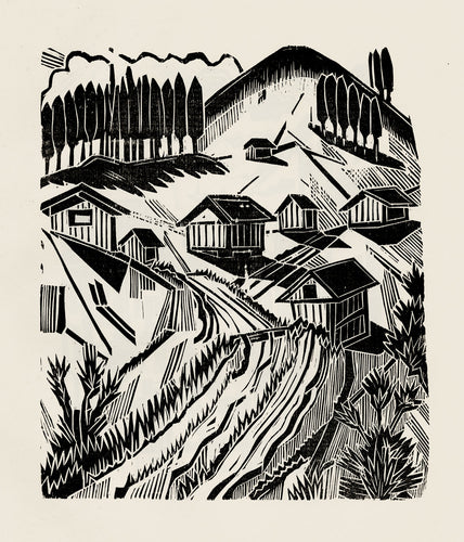 Berghäuser im Allgau (Hillside Houses in Allgau)