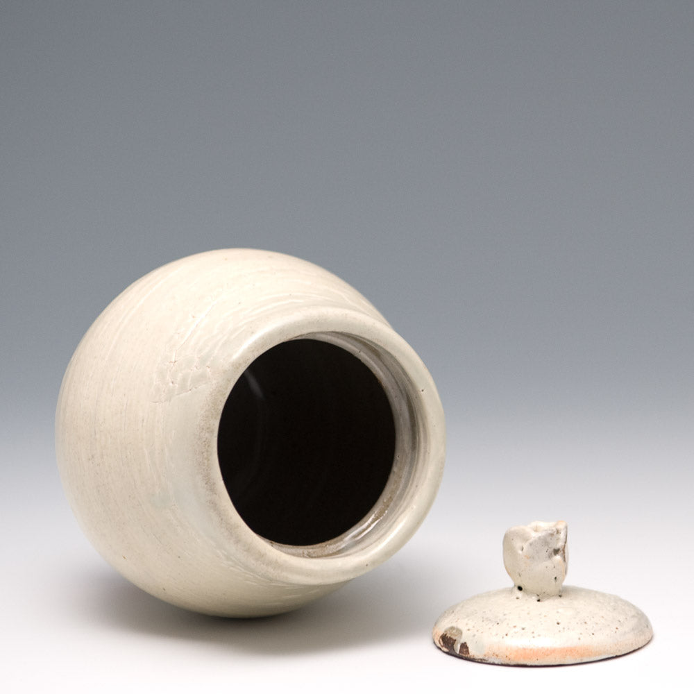 Lidded Jar with Flower Lid