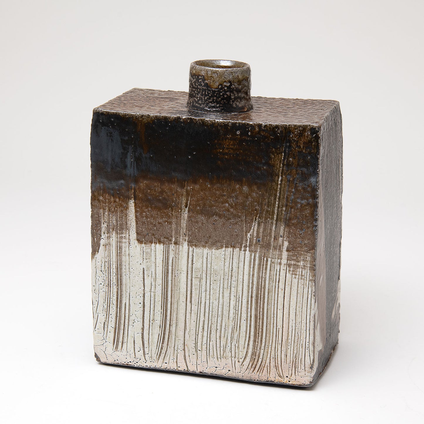 Square Press Moulded Bottle