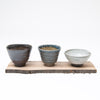 Set of Small Cups with Wooden Board
