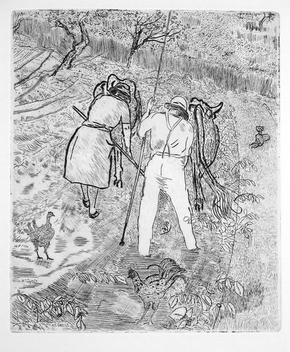 Camille and Melia Ploughing