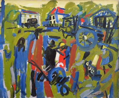 Children and Wheelbarrow