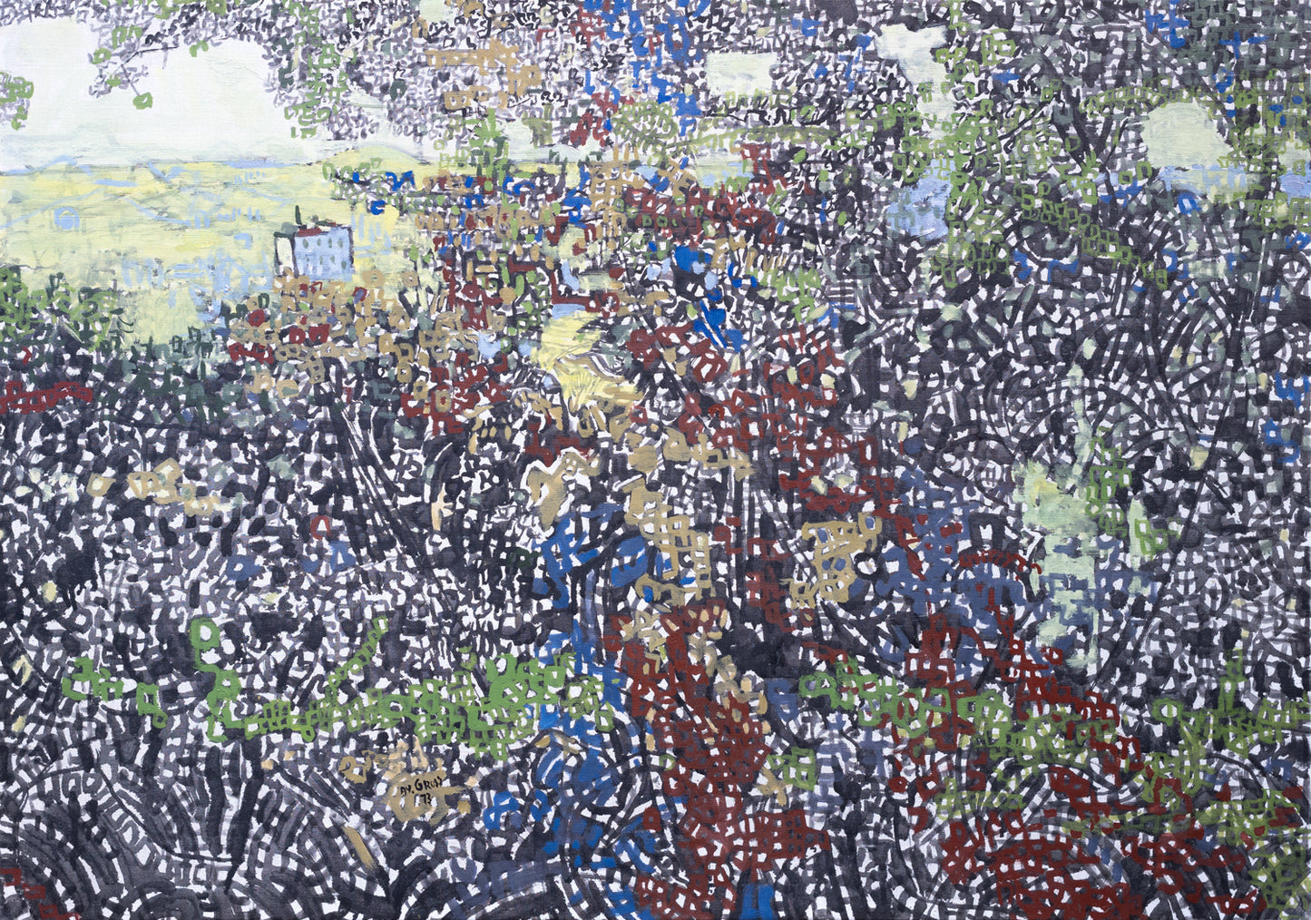 Le Boulvé Through Trees