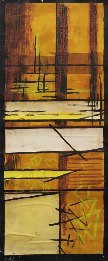 Cartoon for Coventry Baptistry Window B43