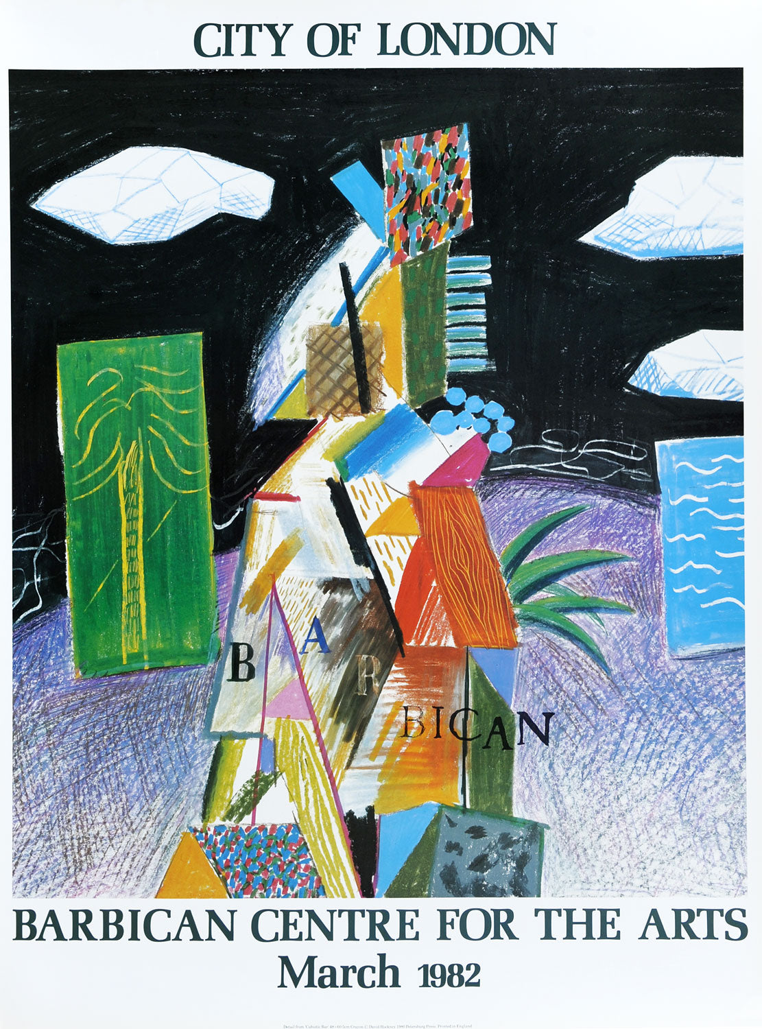 David Hockney City of London Barbican Centre for the Arts – Goldmark