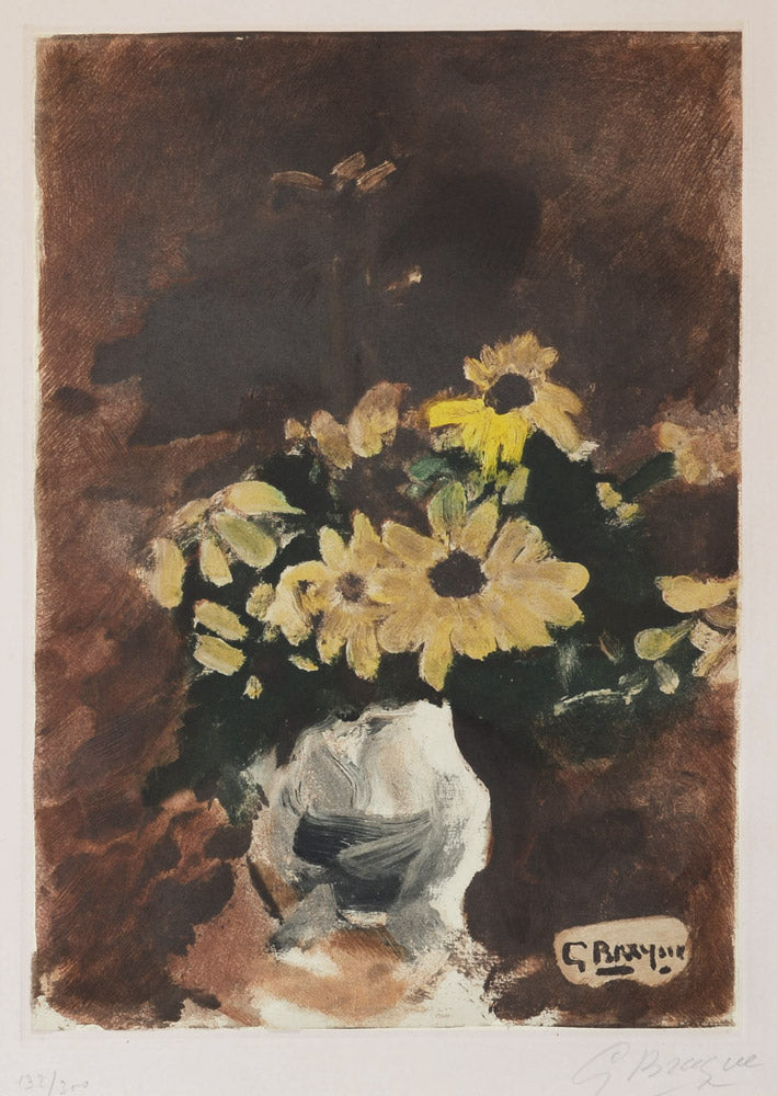 Vase de Fleurs Jaunes